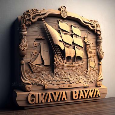 3D model Gdynia in Poland (STL)